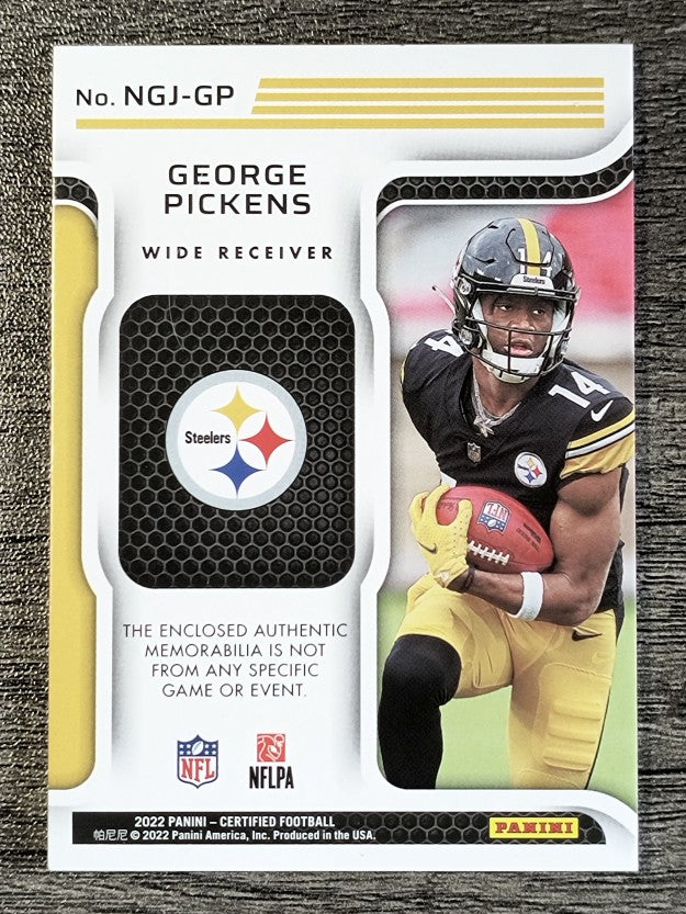 2022 Certified New Generation Jerseys Mirror Pink #17 George Pickens/299
