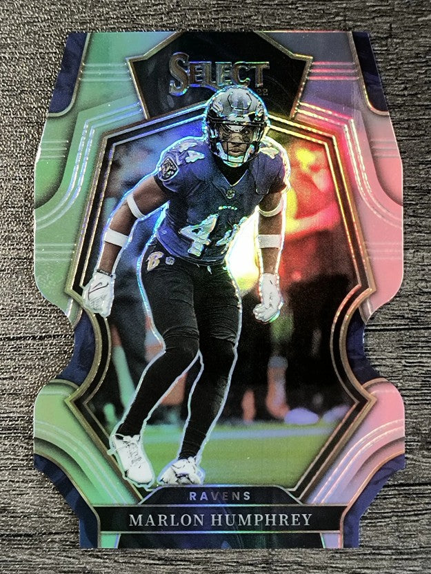 2022 Select Prizm Silver Die Cut #109 Marlon Humphrey