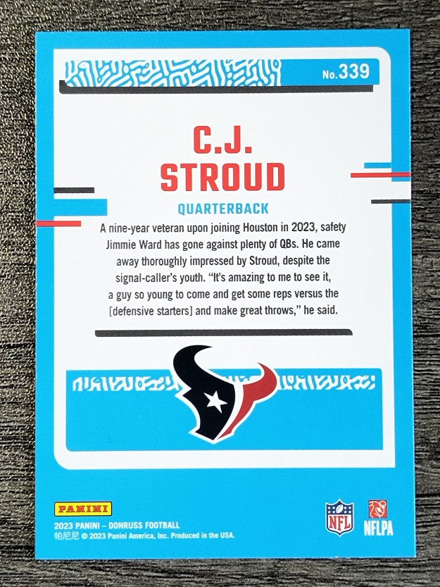 2023 Donruss #339 CJ Stroud RR RC (EXMT)