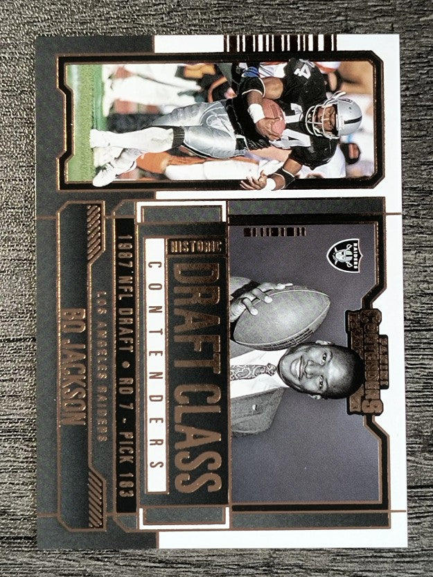 2023 Panini Contenders Historic Draft Class Contenders Bronze #12 Bo Jackson