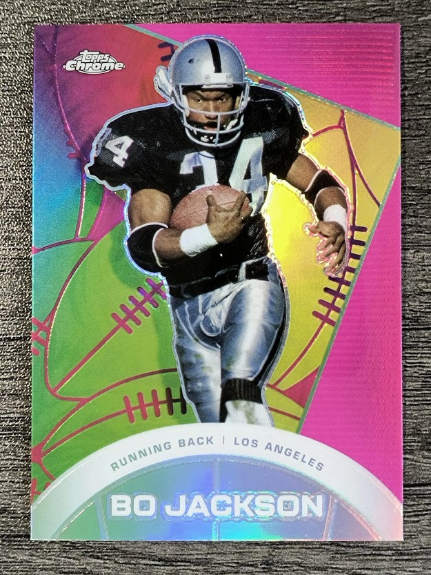 2023 Topps Composite Chrome All Etch Pink Refractors #CAE18 Bo Jackson