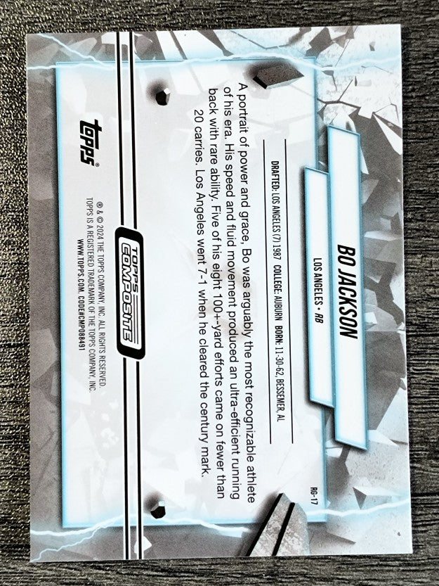 2023 Topps Composite Resurgence Grounded #RG17 Bo Jackson