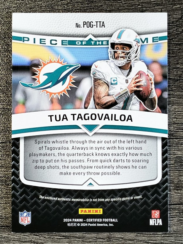 2024 Certified Piece of the Game #38 Tua Tagovailoa