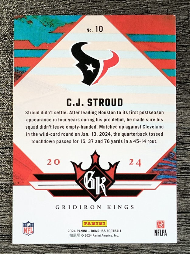 2024 Donruss Gridiron Kings #10 CJ Stroud