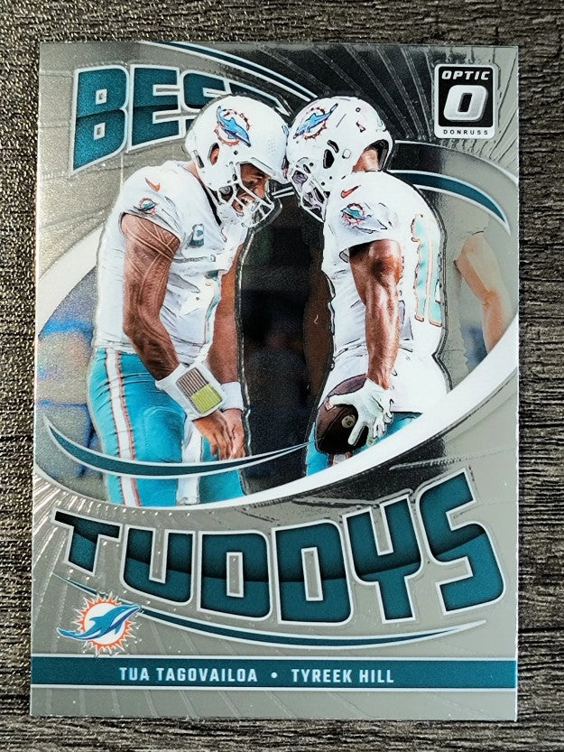 2024 Donruss Optic Best Tuddys #1 Tua Tagovailoa/Tyreek Hill