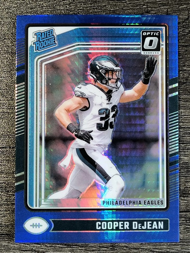 2024 Donruss Optic Blue Hyper #221 Cooper DeJean RR