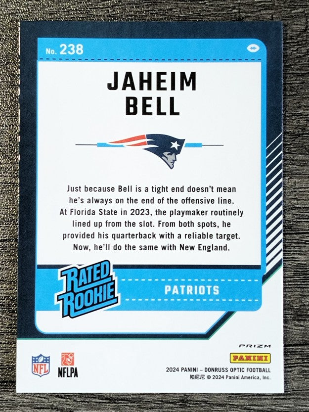 2024 Donruss Optic Blue Scope #238 Jaheim Bell RR
