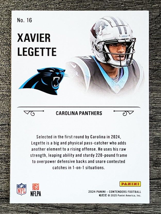 2024 Panini Contenders Rookie Stallions #16 Xavier Legette