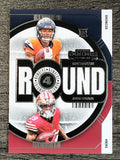 2024 Panini Contenders Round Numbers #15 Jacob Cowing/Troy Franklin