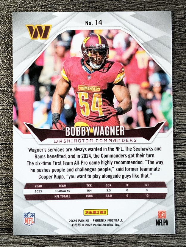 2024 Panini Phoenix Lazer #14 Bobby Wagner