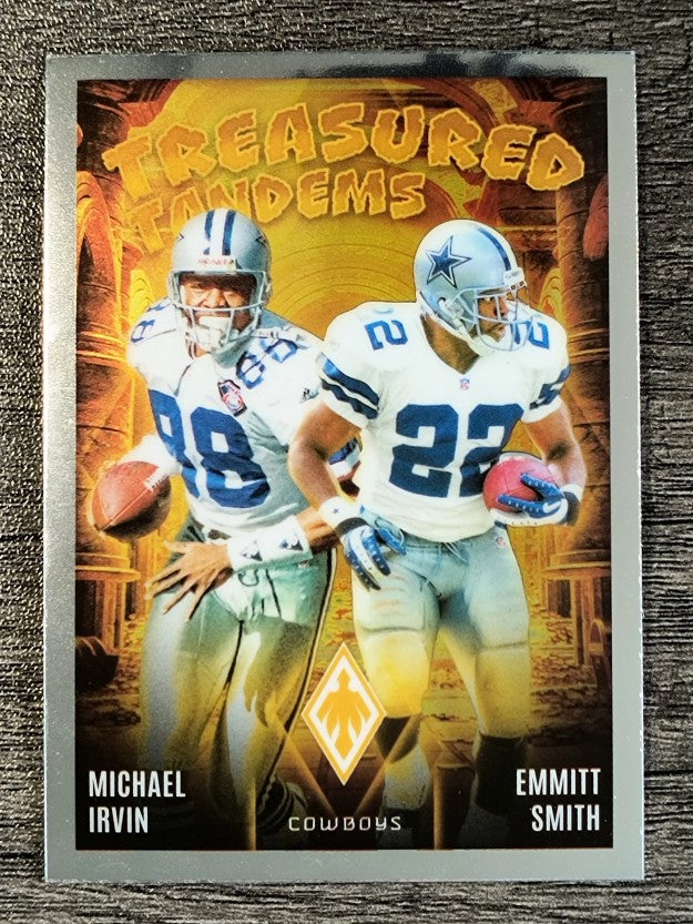 2024 Panini Phoenix Treasured Tandems #2 Emmitt Smith/Michael Irvin