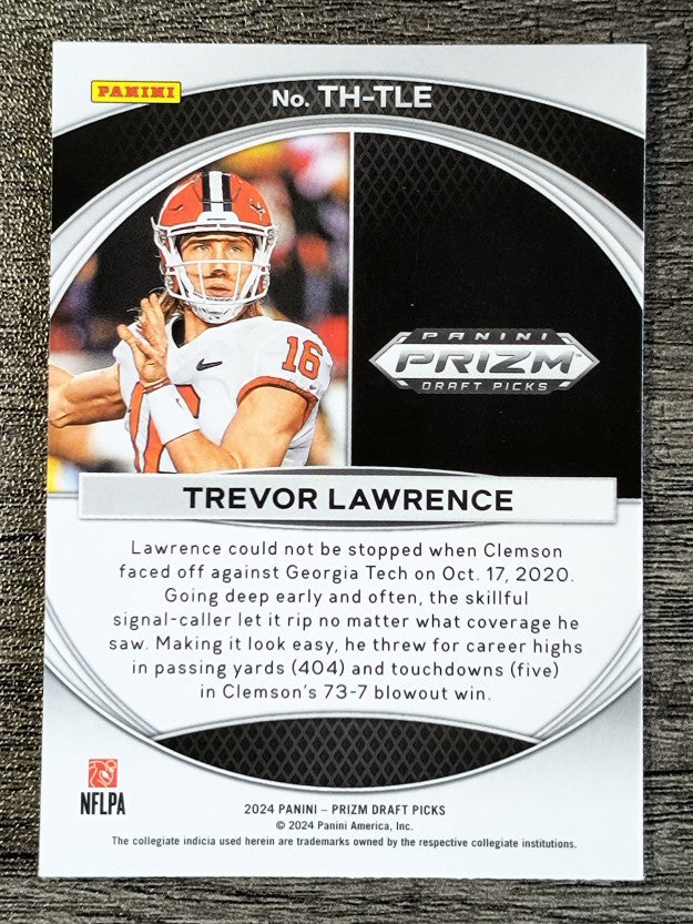 2024 Panini Prizm Draft Picks Trophy Hunting #19 Trevor Lawrence