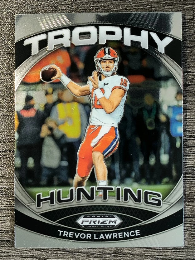 2024 Panini Prizm Draft Picks Trophy Hunting #19 Trevor Lawrence