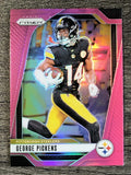 2024 Panini Prizm Prizms Pink #243 George Pickens