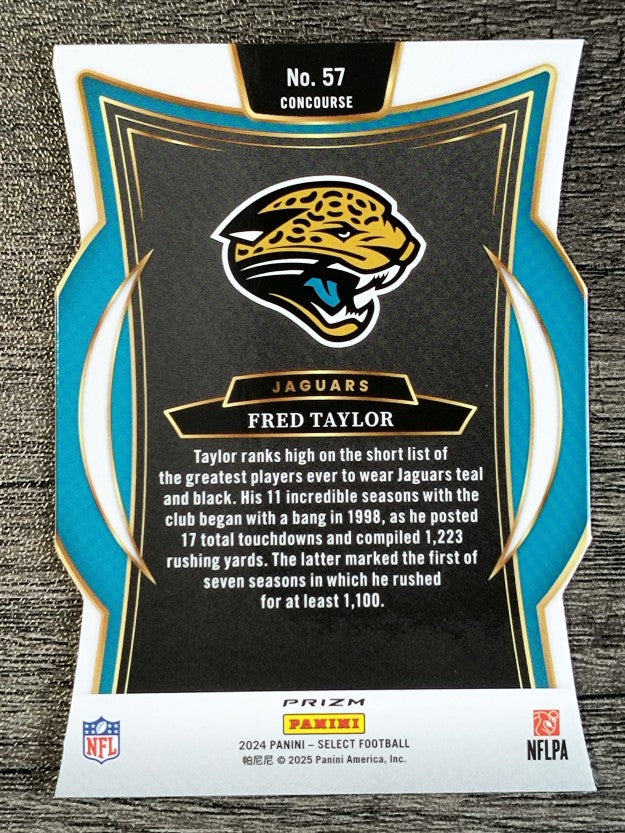 2024 Select Prizm Silver Die Cut #57 Fred Taylor