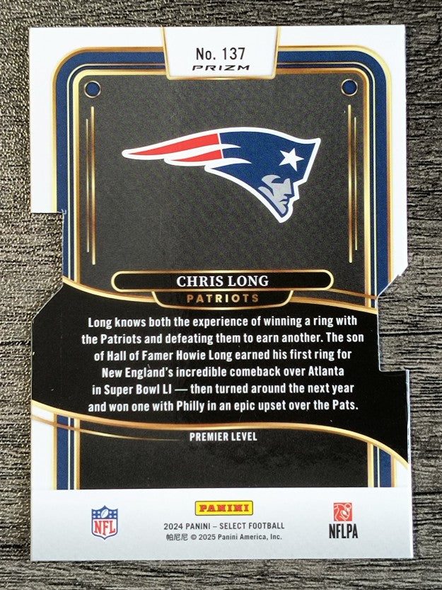 2024 Select Prizm Silver Die Cut #137 Chris Long