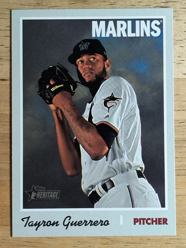 2019 Topps Heritage #719 Tayron Guerrero SP