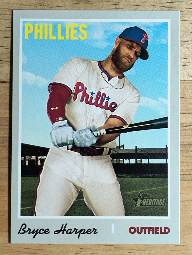 2019 Topps Heritage #534 Bryce Harper