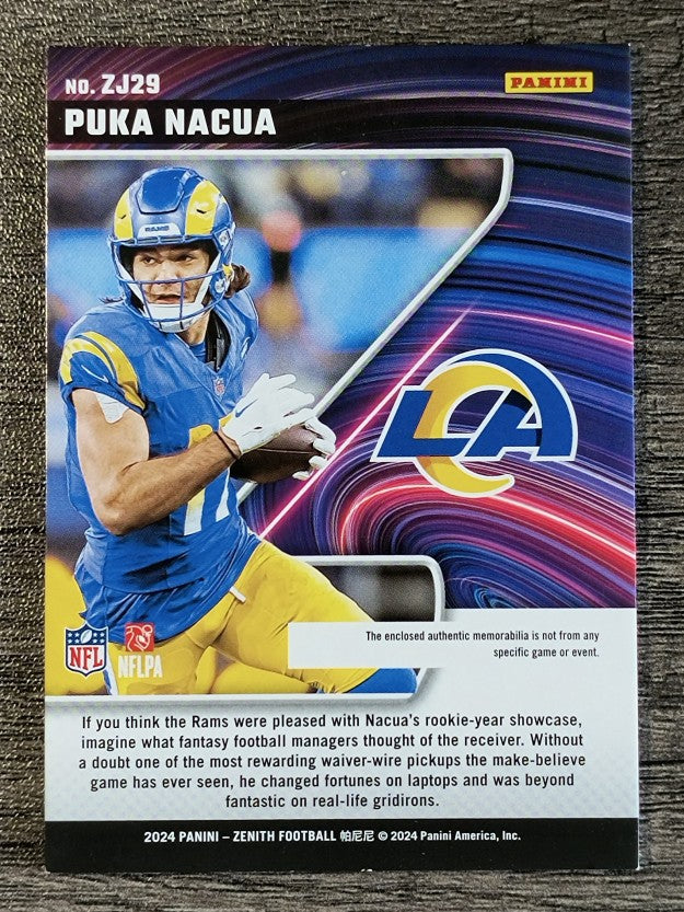 2024 Zenith Z Jersey #29 Puka Nacua