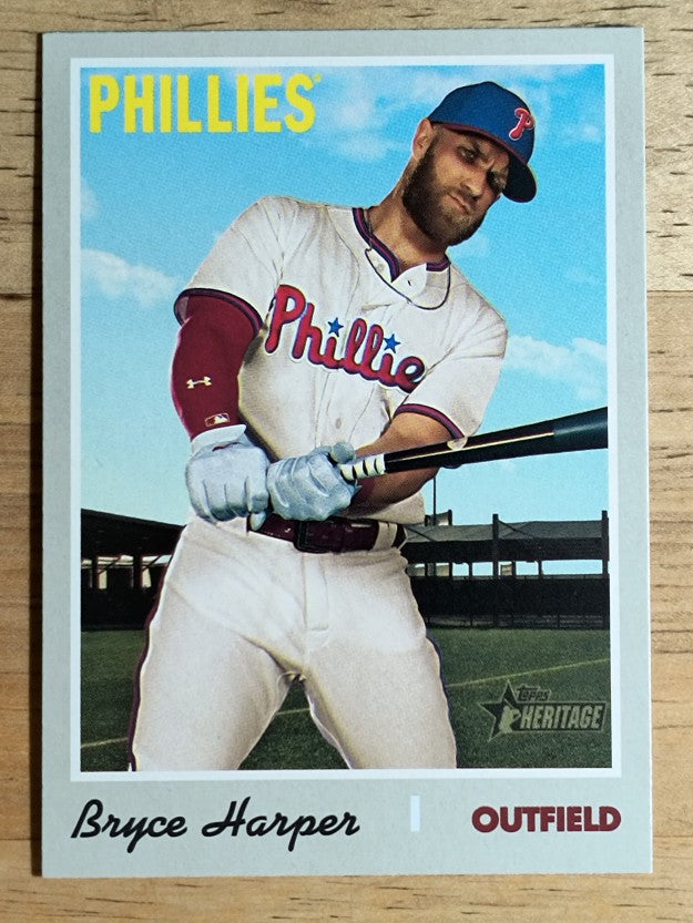 2019 Topps Heritage #534 Bryce Harper