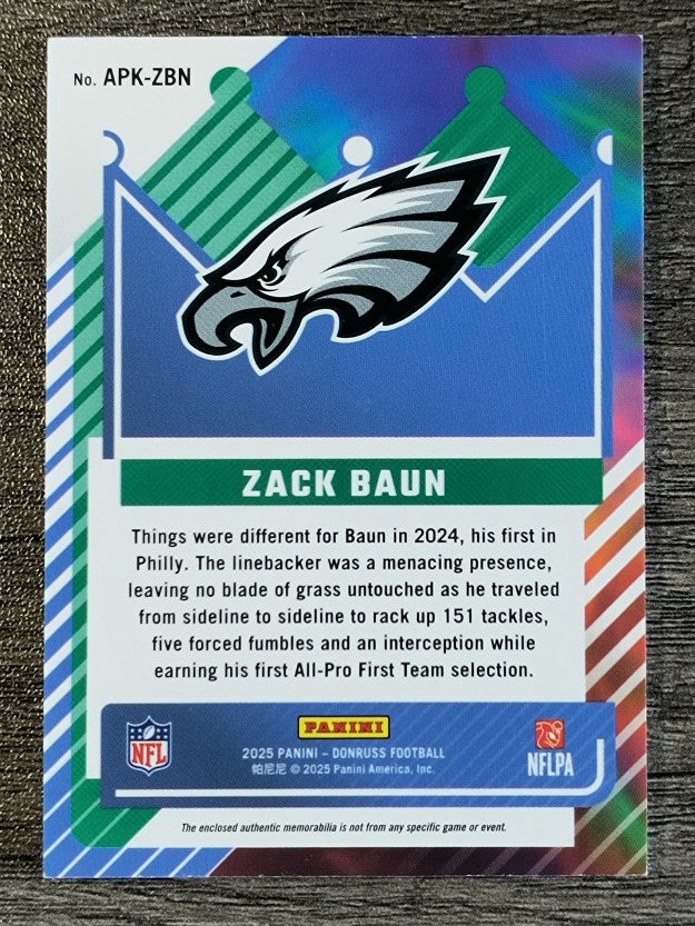 2025 Donruss All Pro Kings Jerseys #13 Zack Baun