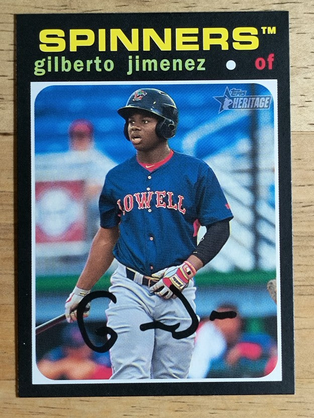 2020 Topps Heritage Minors #6 Gilberto Jimenez