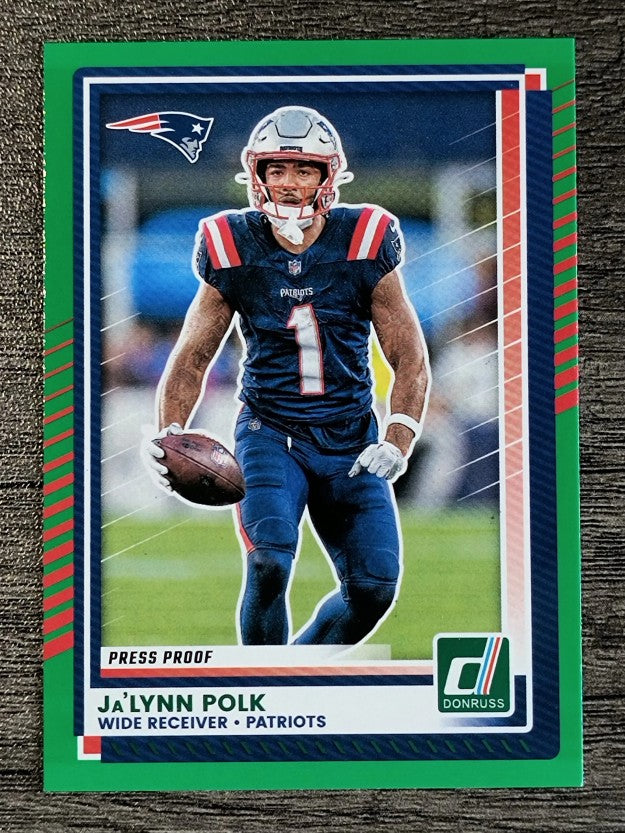 2025 Donruss Press Proof Green #163 Ja'Lynn Polk