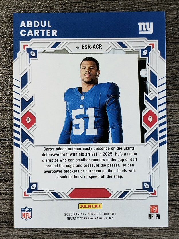 2025 Donruss The Elite Series Rookies #5 Abdul Carter