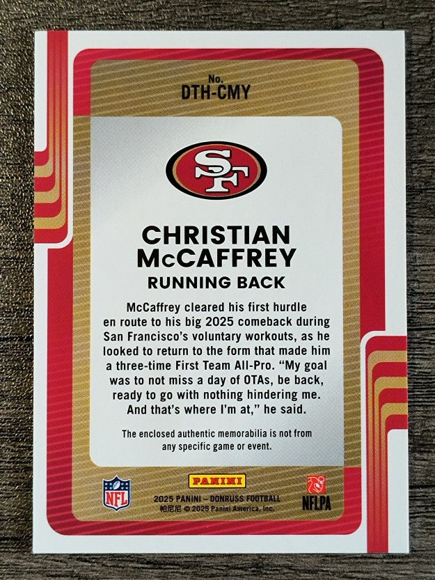 2025 Donruss Threads #35 Christian McCaffrey