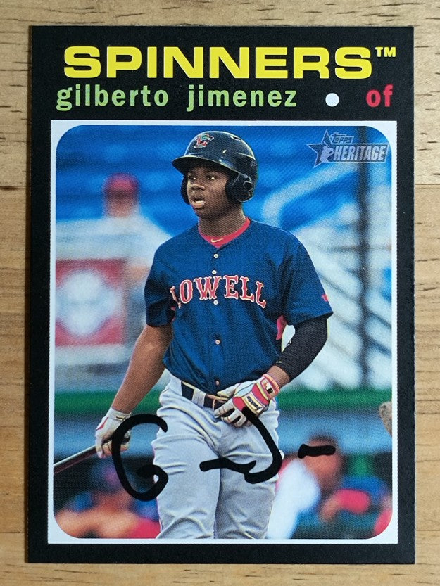 2020 Topps Heritage Minors #6 Gilberto Jimenez