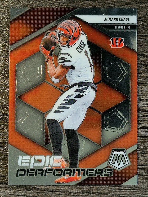 2025 Panini Mosaic Epic Performers #1 Ja'Marr Chase
