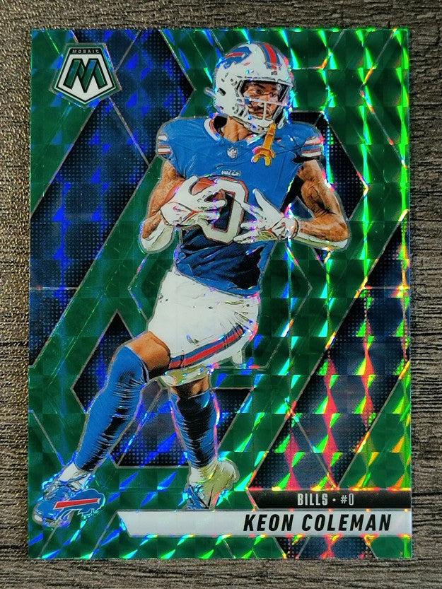2025 Panini Mosaic Mosaic Green #146 Keon Coleman