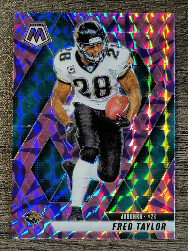 2025 Panini Mosaic Mosaic Reactive Purple #157 Fred Taylor