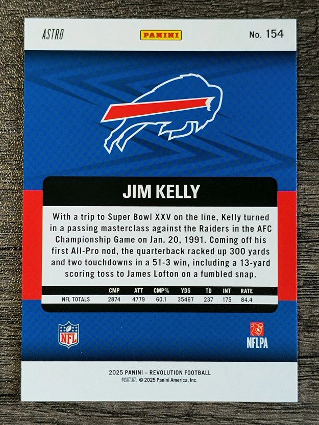2025 Panini Revolution Red Astro #154 Jim Kelly
