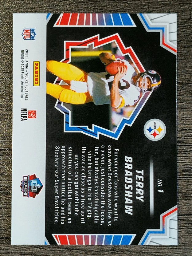 2025 Score Men of Canton #1 Terry Bradshaw