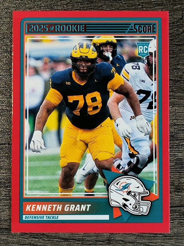 2025 Score Rookies Red #33 Kenneth Grant