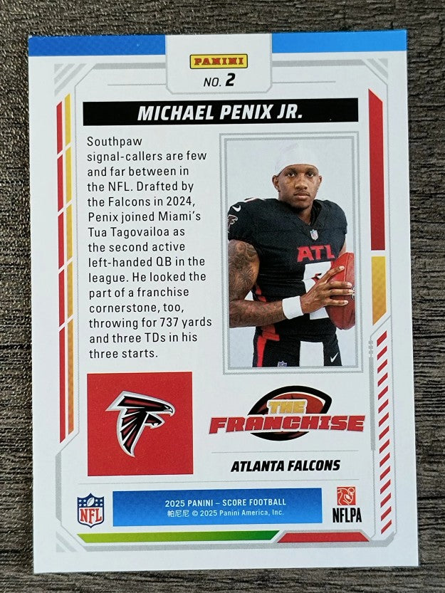 2025 Score The Franchise #2 Michael Penix Jr.