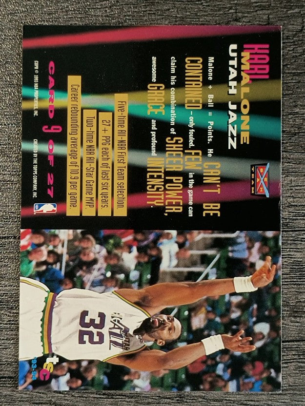 1993-94 Stadium Club Beam Team #9 Karl Malone