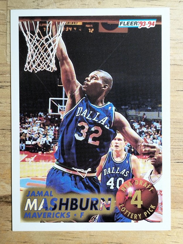 1993-94 Fleer Lottery Exchange #4 Jamal Mashburn