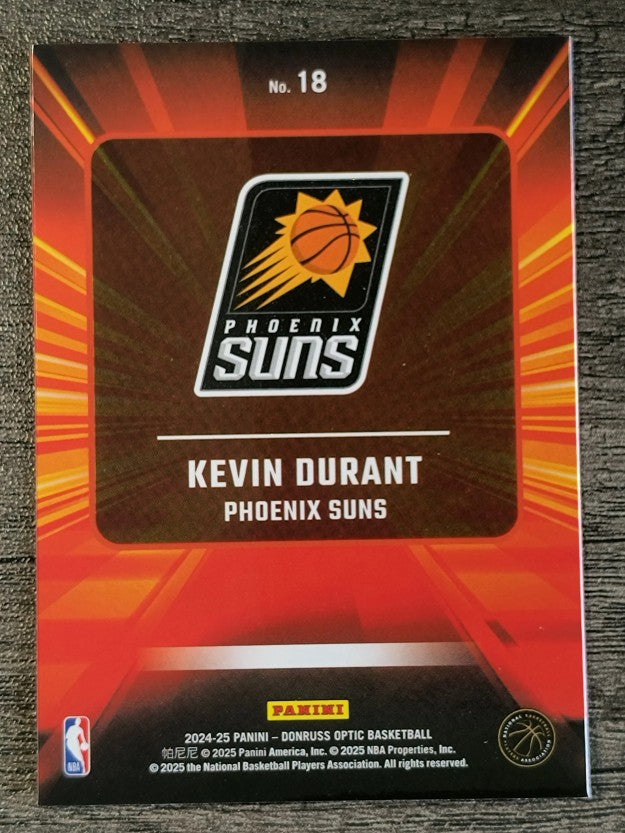 2024-25 Donruss Optic Express Lane #18 Kevin Durant