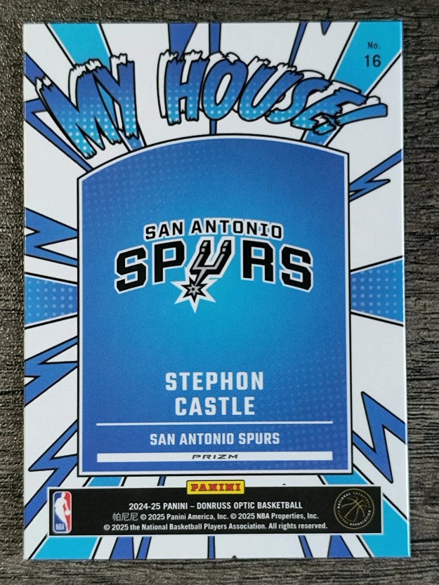 2024-25 Donruss Optic My House #16 Stephon Castle