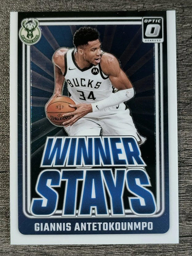 2024-25 Donruss Optic Winner Stays #4 Giannis Antetokounmpo