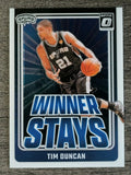 2024-25 Donruss Optic Winner Stays #12 Tim Duncan