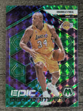 2024-25 Panini Mosaic Epic Performers Mosaic Green #16 Shaquille O'Neal