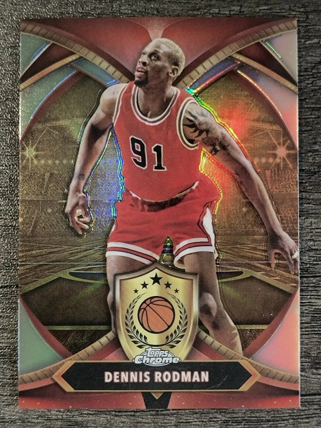 2024-25 Topps Chrome Ball of Duty Refractors #BOD18 Dennis Rodman