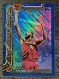 2025-26 Topps Holiday Blue Metallic Glitter Holiday #H65 Evan Mobley
