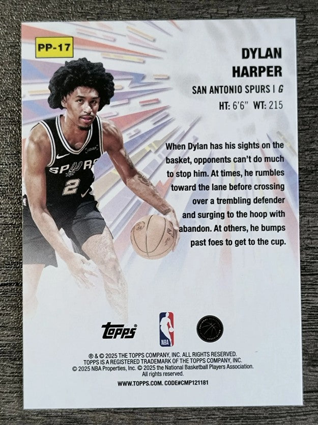 2025-26 Topps Power Players #PP17 Dylan Harper