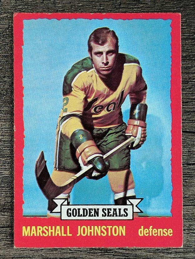 1973-74 O-Pee-Chee #21 Marshall Johnston (EX)