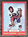 1973-74 O-Pee-Chee #42 Craig Cameron (VGEX)