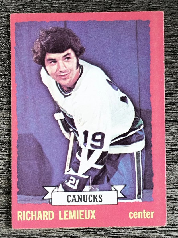 1973-74 O-Pee-Chee #53 Richard Lemieux (EX)